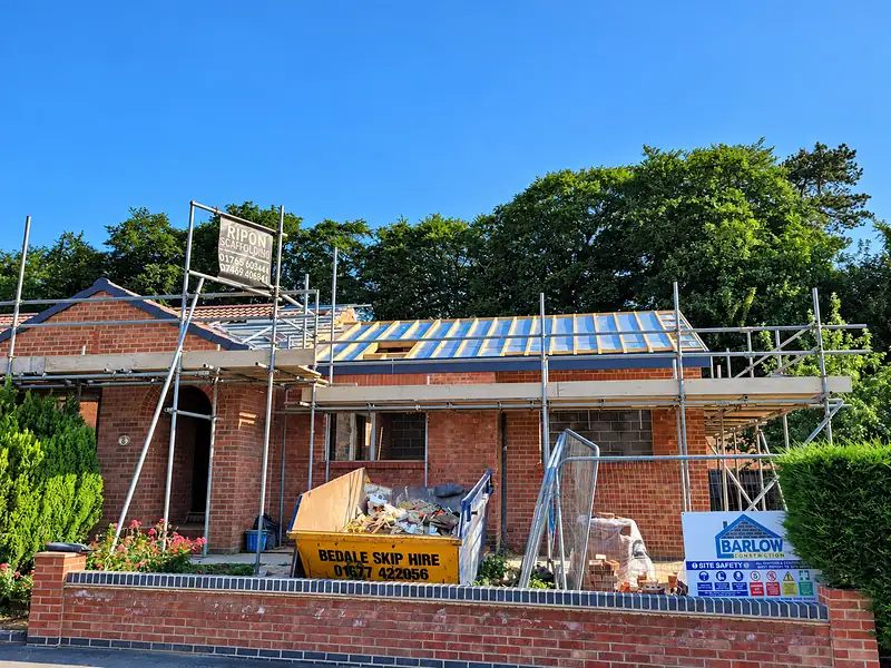 Barlow Construction team on site