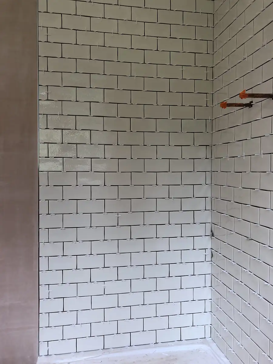 Metro tiled shower