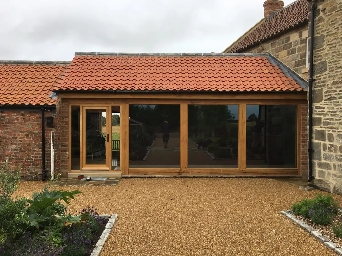 Oak framed garden room