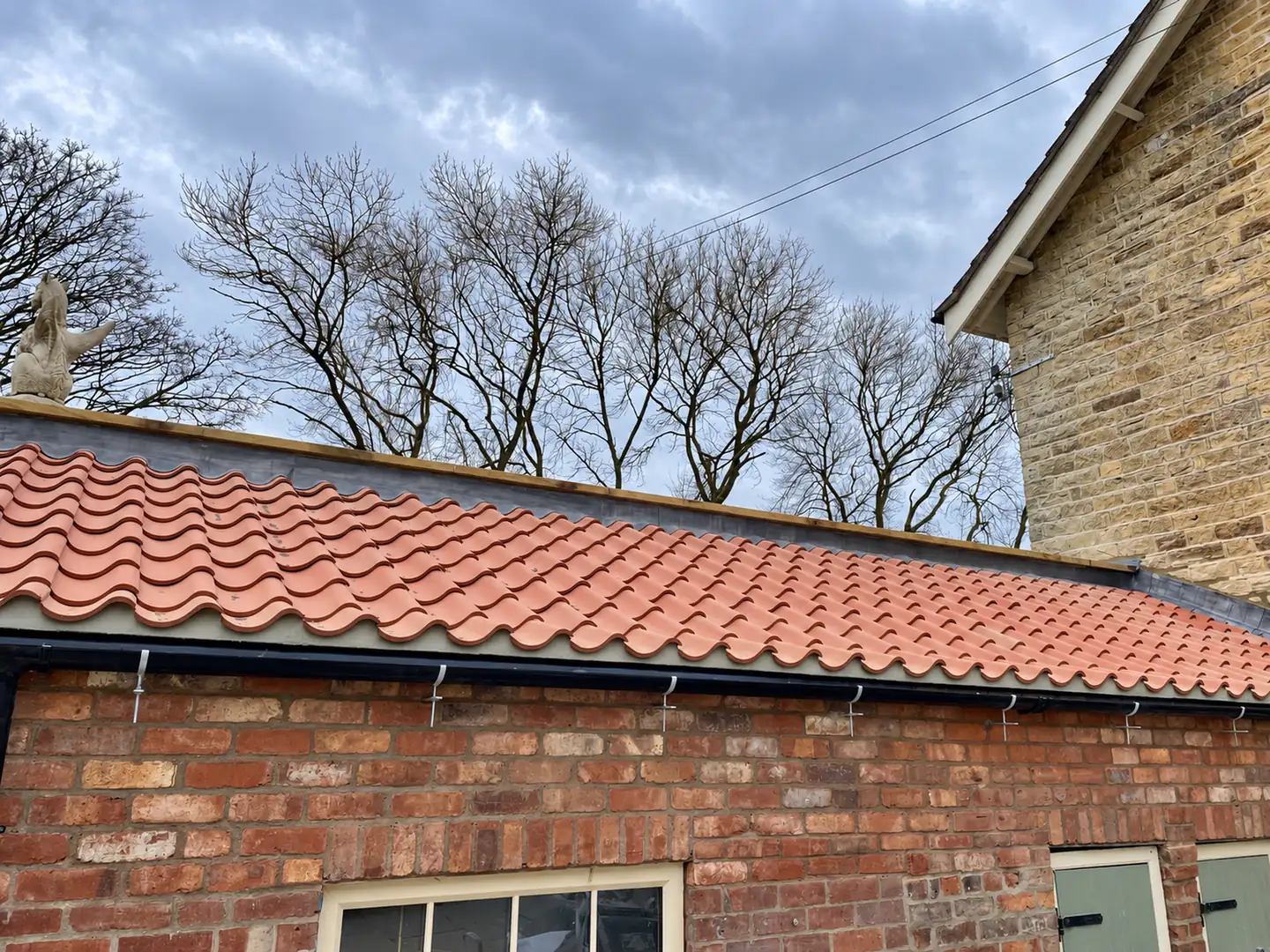 Pantile roof on a North Yorkshire house
