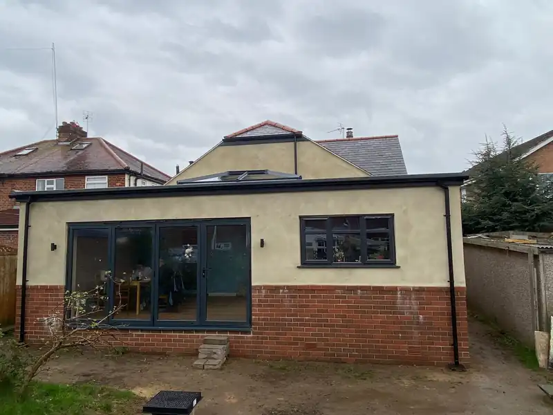 Rendered bungalow extension