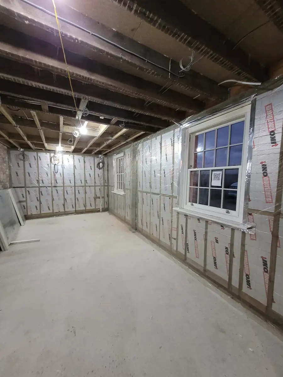 Renovation at the stripped back stage